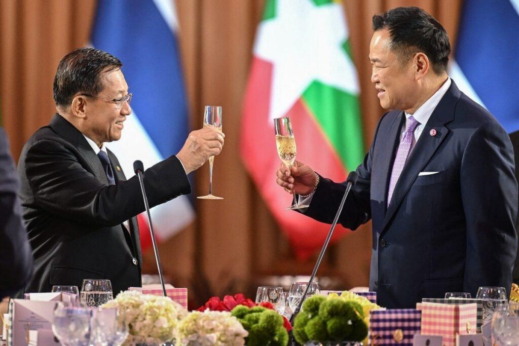 မင်းအောင်လှိုင်က နိုင်ငံတကာအသိအမှတ်ပြုမှုရရှိရန် စီးပွားရေးအရ ဆွဲဆောင်မှုများကို ဆက်လက်အသုံးပြုနေ...