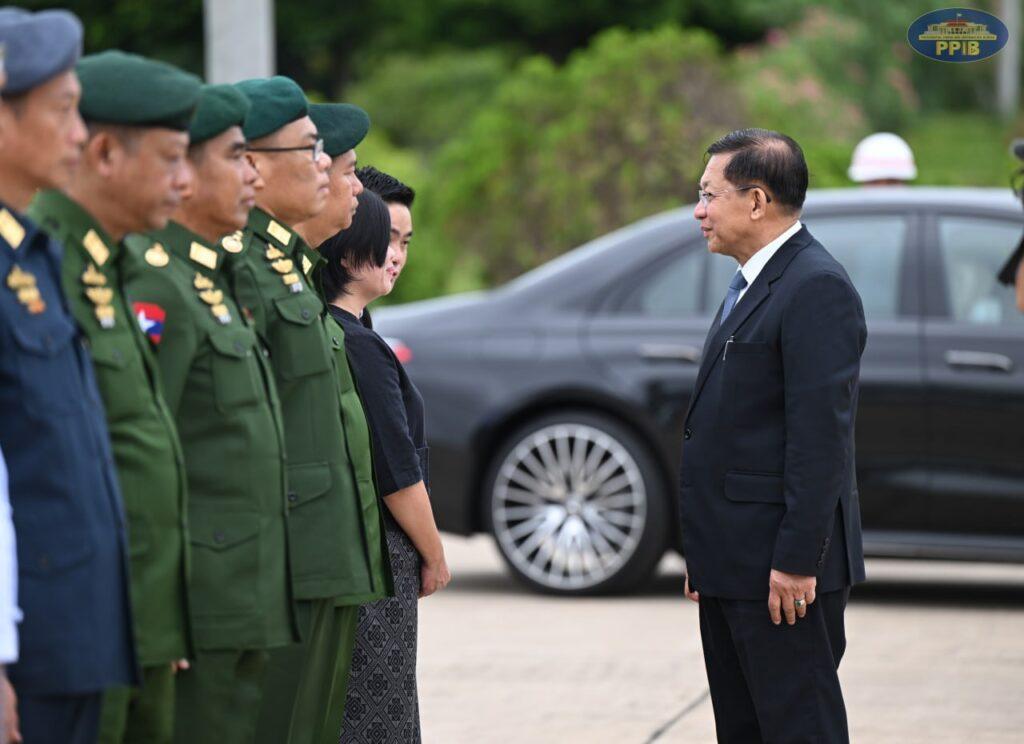 စစ်ကောင်စီ၏ ပြောကြားချက်အရ မြန်မာစစ်ခေါင်းဆောင် မင်းအောင်လှိုင်သည် သြဂုတ်လ ၆ ရက်နေ့တွင် စတင်မည့် ...